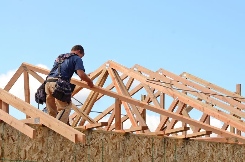 Hip Roof Framing in Conroe, TX